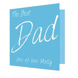 Personalised Dad Card - Click Image to Close